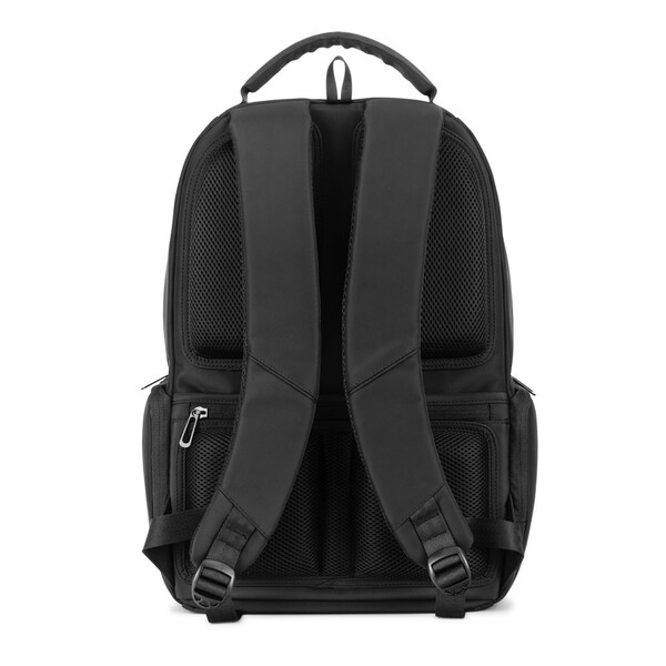 BOSTON SOLID. Ruksak za laptop (17") izrađen od 150D najlona s 2 podstavljena pretinca