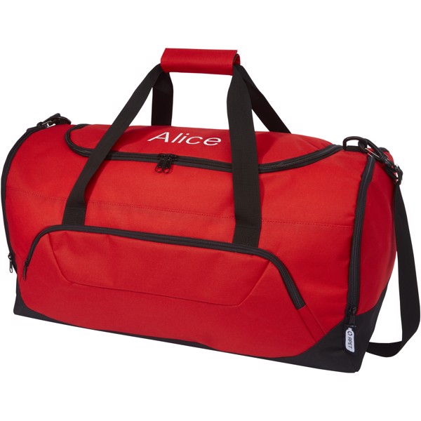 Retrend GRS RPET duffel bag 40L - Red