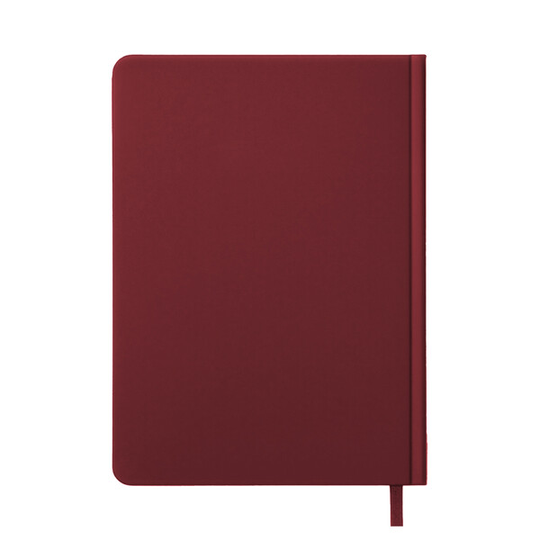Agenda Giornaliera 2027. Copertina Rigida In Cartoncino Laminato Opaco. - Bordeaux