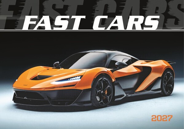 Nástenný Kalendár Fast Cars 2027