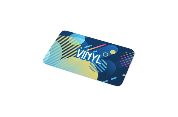 Vinyl Sticker Rectangle 40x20mm - Blanc