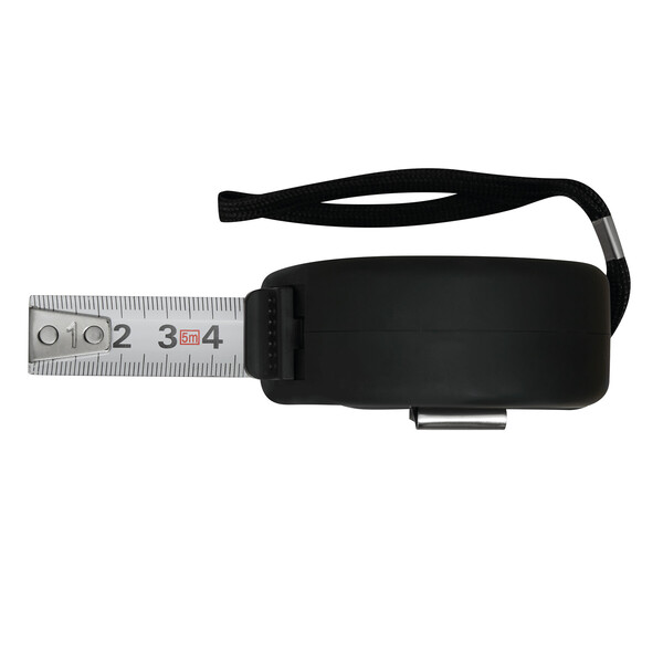 Measuring tape, 5m WORKER - black / silver