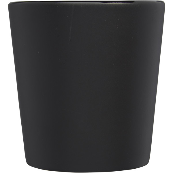 Ross 280 ml ceramic mug - Black Matted