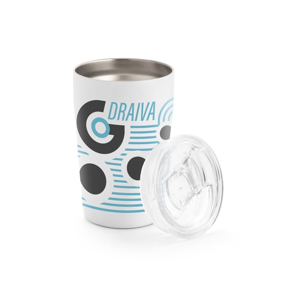 Copo de viagem em aço inoxidável 380 mL - SLIDER