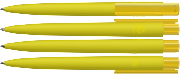RECYCLED PET PEN PRO K transparent GUM - gelb
