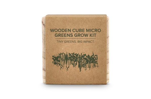 FSC-Holzpflanzgefäß-Set – Microgreens