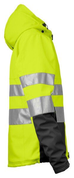 6424 3 LAYER PADDED JACKET LADY Yellow/black XXL
