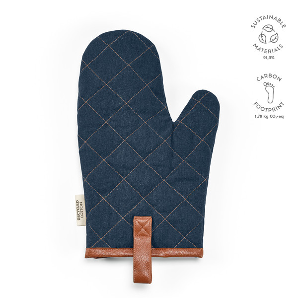 Basquiat Kitchen Glove - Bleu marine
