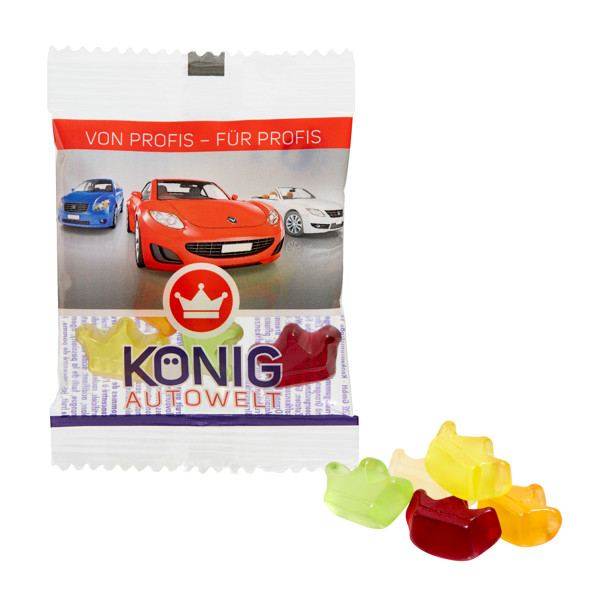 Fruit Gum Customised 10 G In A Compost.