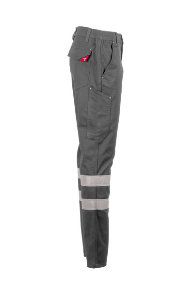 Calças de Trabalho - Engine Stretch Reflex - Cinza 