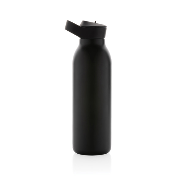 Avira Ara RCS fliptop fľaša z rec. Nehrdz. ocele 500 ml - Čierna