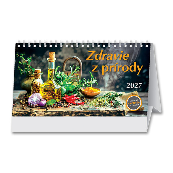 Stolový kalendár Zdravie z prírody 2027