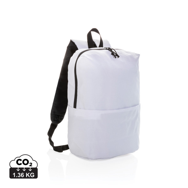 Casual backpack PVC free - White