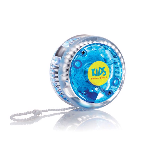 Flashyo yoyo, LED lučka, 55 mm - Modra