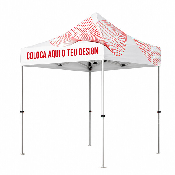 Kit de Tenda 1,5x1,5m, Impressão em Poliéster 100% 115g/m² - |--- 1 Parede