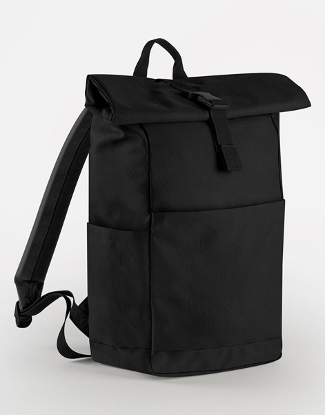 Premium Recycled Roll Top Backpack - Natural Stone / ONE SIZE