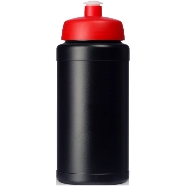 Bouteille Baseline® Plus 500ml avec couvercle sport - Noir / Rouge