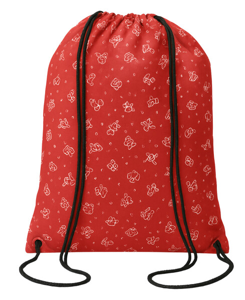 Large full colour polyester drawstring bag - Full colour