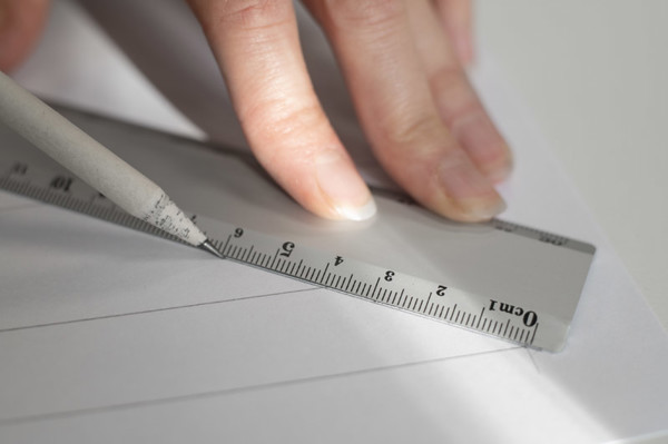 Metal ruler 30 cm FERRA