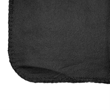 Bering Polar Fleece Blanket With Pouch - Black
