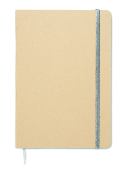 DIN A5 Notizbuch für Gravur Route - Silber