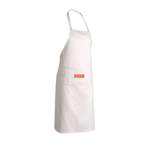 Impact AWARE™ Recycled cotton apron 180gr - White