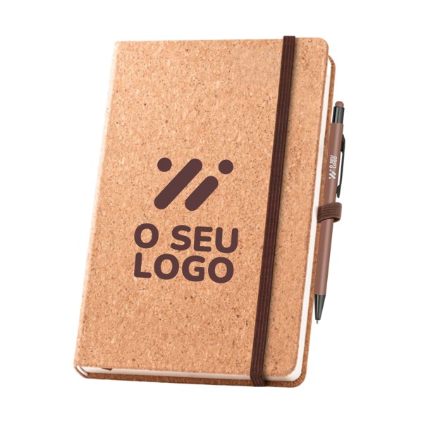 Kit Anota - Bloco de Notas + Caneta + impressão