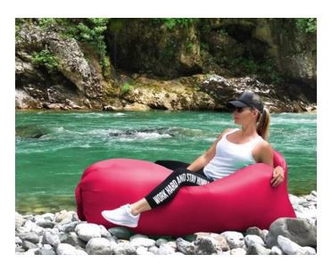 Samonafukovací Lazy bag - BLACK