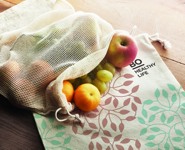140gr/m²cotton food bag Veggie