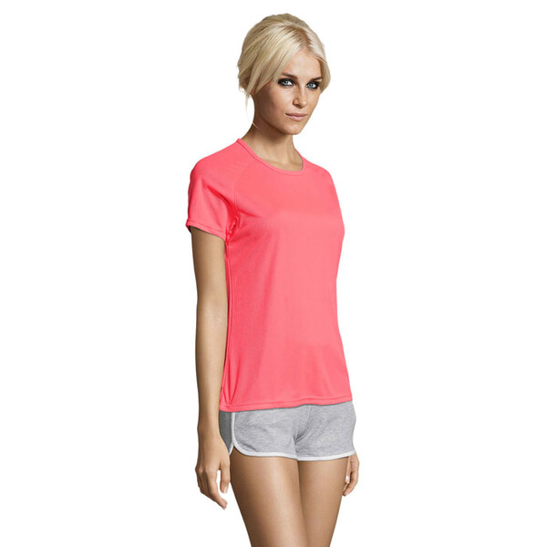 SPORTY T-SHIRT SENHORA 140g Sporty Women - Neon CoralXL