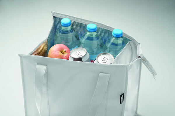 Borsa frigo in tessuto non tess Wooler - Bianco