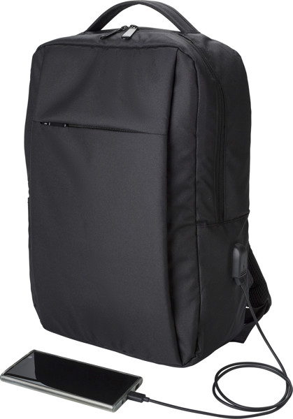 Mochila para portátil RPET (300D) Jesse