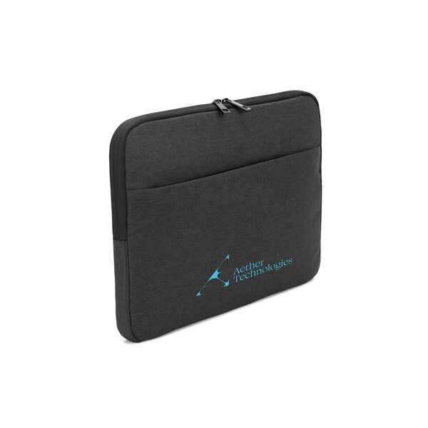 Newcastle. Pasta para computador portátil em poliéster reciclado 600D de alta densidade 14" - Cinzento Escuro