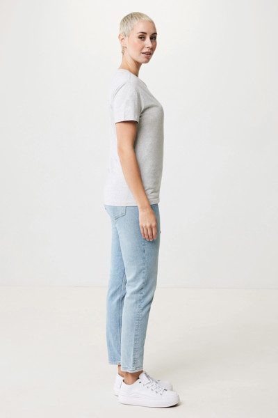 Dámské tričko IQONIQ Yala z recykl. bavlny - Light Heather Grey / M
