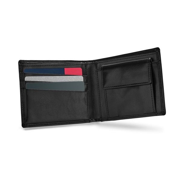 PS - AFFLECK. Leather wallet with RFID blocking
