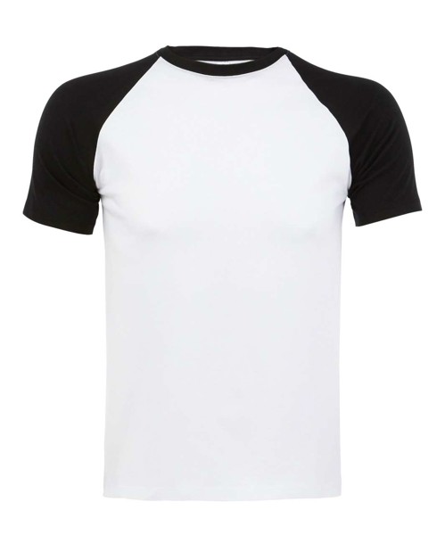 Sol's Funky - Men's 2-Colour Raglan Sleeves T-Shirt - White / Black / 3XL