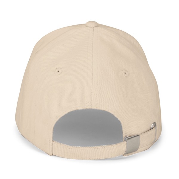 ASHTON. Čepice ze 100% bavlny (260 g/m²) s 5 panely - Béžová