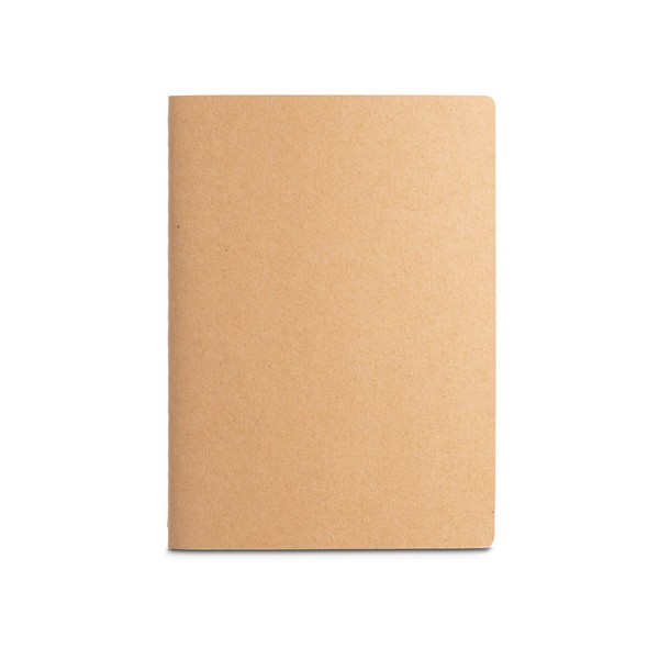 ALCOTT A4. Bloco de notas A4 com capa em cartão (250 g/m²) e páginas lisas