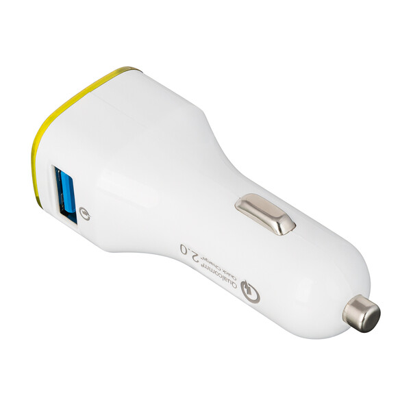 USB car charger Quick Charge 2.0® COLLECTION 500 - yellow