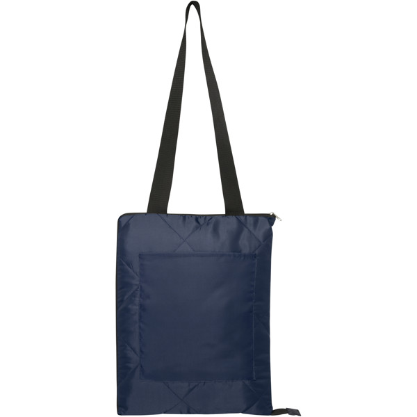 Nappe de pique-nique en polyester recyclé GRS Clary - Marine