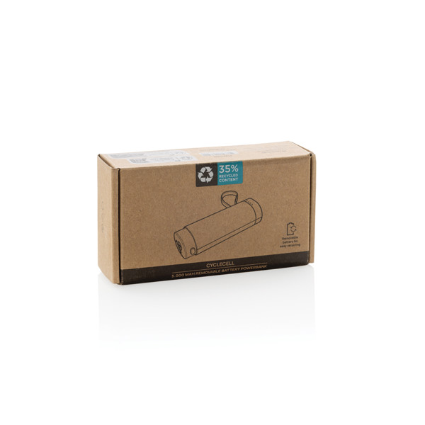 CycleCell powerbank 5000 mAh, kabel tipa C