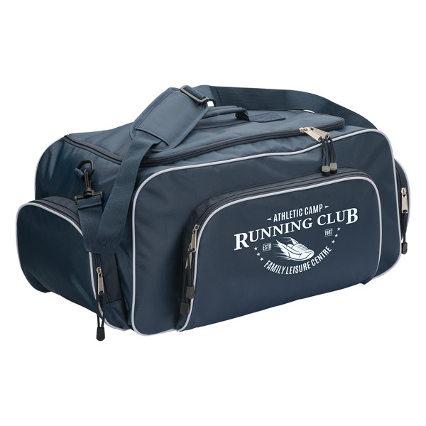 1680D πολυεστέρα αθλητική τσάντα / σακίδιο με ρυθμιζόμενο ιμάντα ώμου, 2 διαμερίσματα