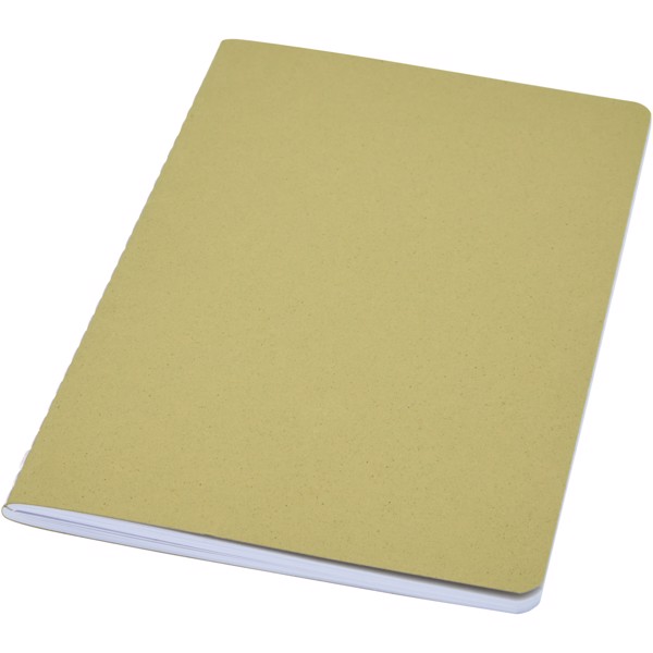 Carnet Fabia à couverture en papier Crush - Olive
