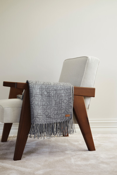 Vinga Verso blanket, acrylic, 1300x1700 mm - Grey
