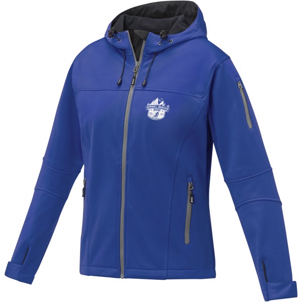 Veste Softshell Match pour femme - Bleu / XS