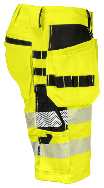 6575 Shorts stretch Yellow/Black C148