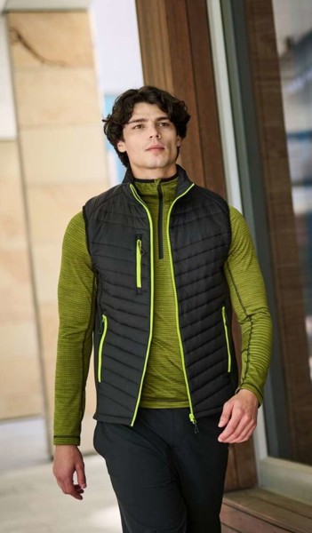 Navigate Hybrid Bodywarmer - Black / Classic Red / S