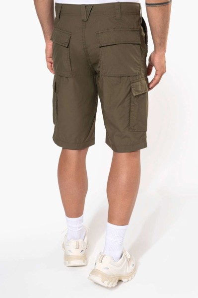 Men's Lightweight Multipocket Bermuda Shorts - Light Charcoal / 40