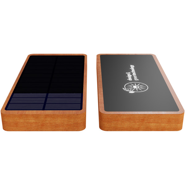 SCX.design P32 Solar-Powerbank 10.000 mAh mit Leuchtlogo