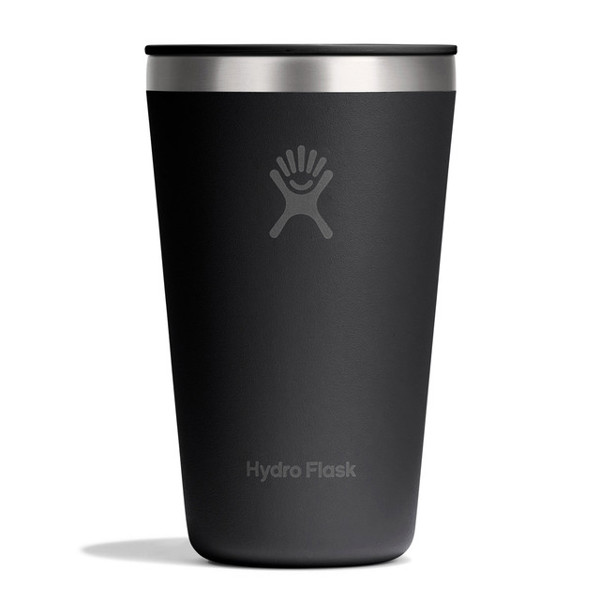 16 OZ ALL AROUND TUMBLER PRESS-IN LID BLACK